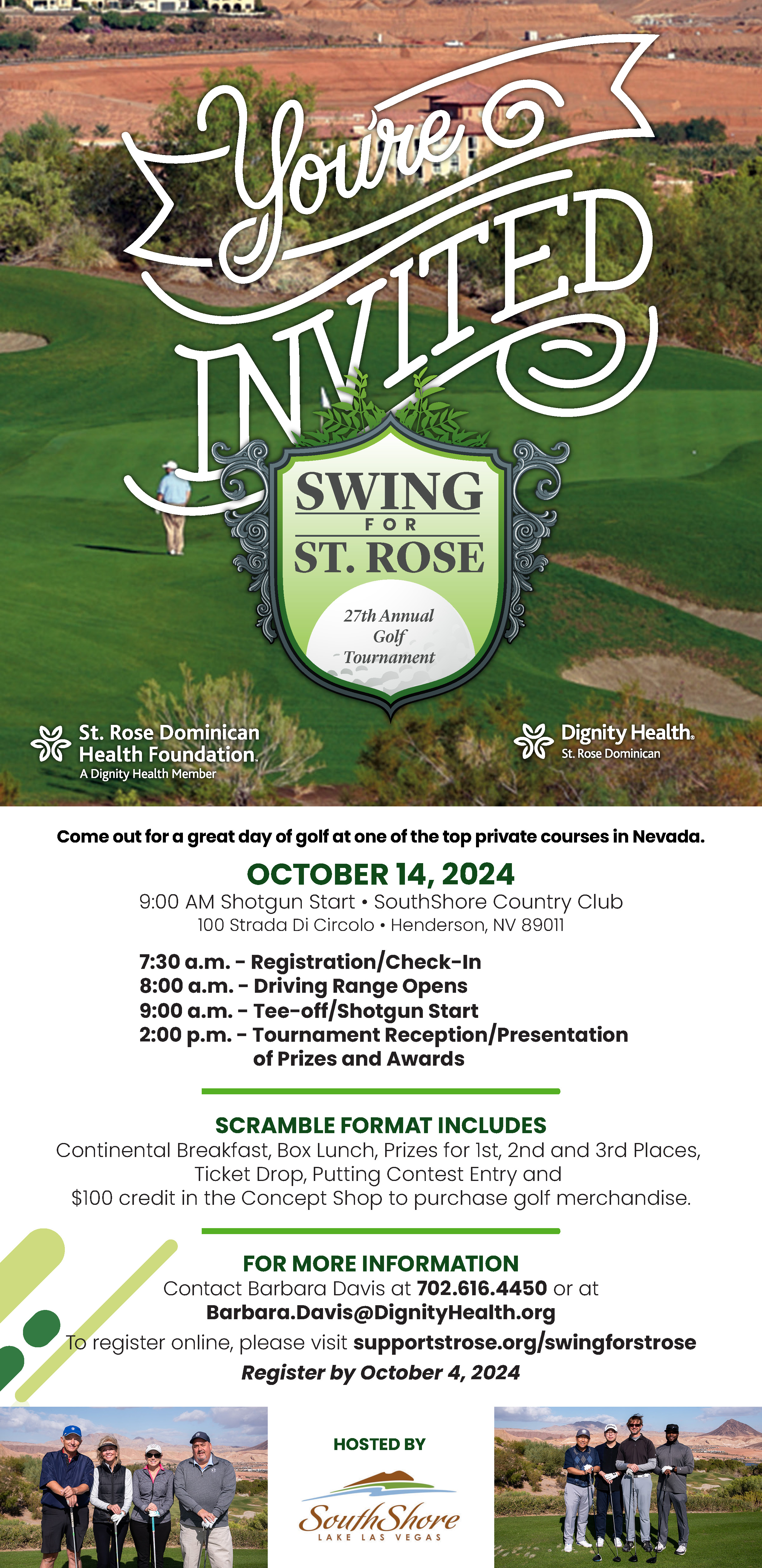 Swing for St. Rose Logo