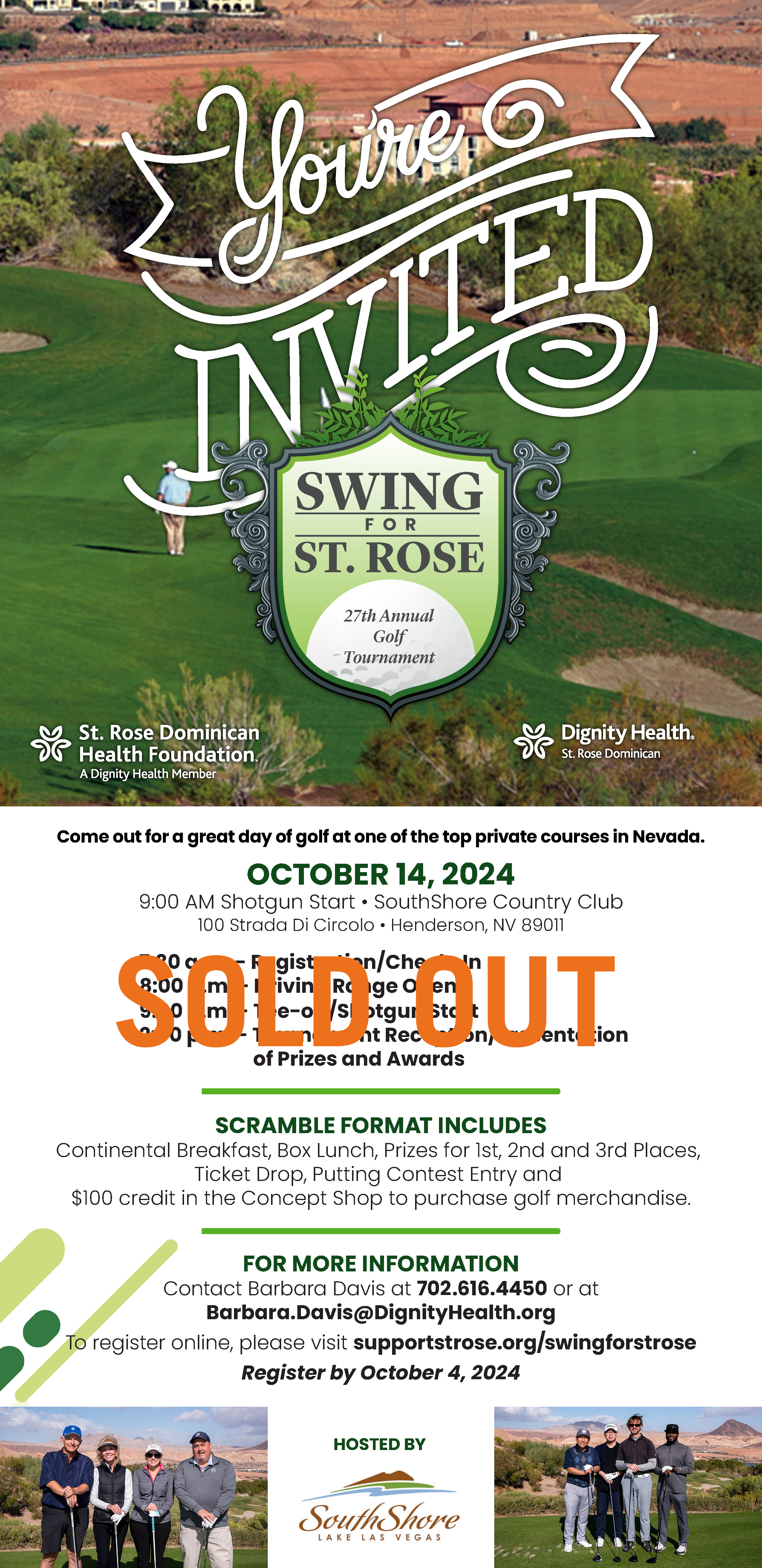 Swing for St. Rose Logo